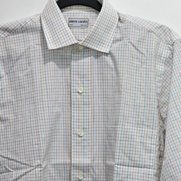 Pierre Cardin long sleeve shirt - Men's - Multi-Colored - 15 32/33 Full Cut - Picture 2 of 11